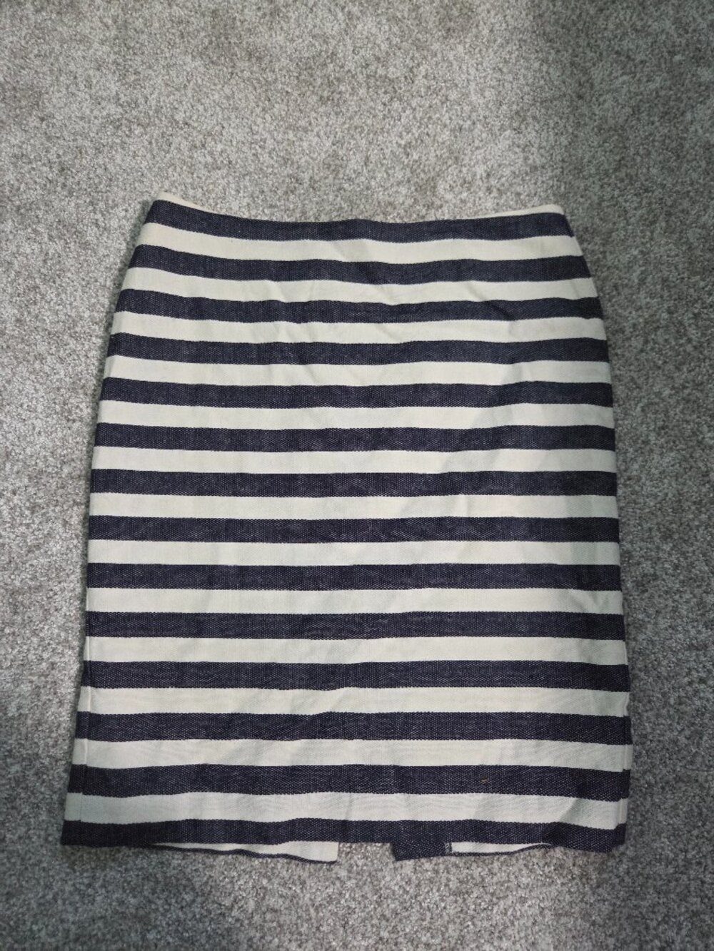 Striped pencil skirt